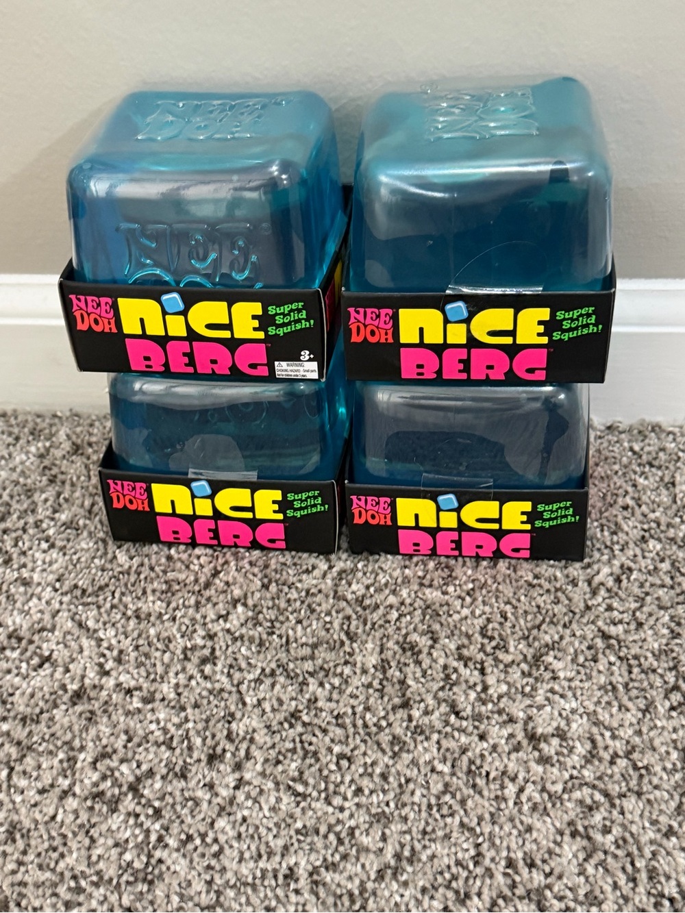 NeeDoh Nice Berg Super Solid Squish - Blue